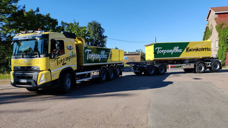 Irtomulta toimitetaan kuorma-autolla